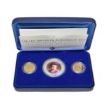 'Queen Mother Sovereign Set,' issued by the Perth Mint to commemorate the Queen Mother's centenary