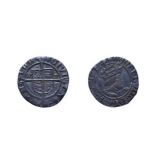 Henry VIII, 1502 - 1504 Halfgroat. 1.39g, 17.9mm, 9h. Mintmark lis, Canterbury, second coinage,
