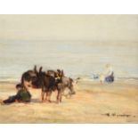 Mark Senior NPS (1864-1927) ''On the Sands'' Signed, signed, inscribed and dated 1912 in pencil