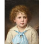 French School (Early 20th century) Portrait of a boy, wearing a sailor's outfit Oil on canvas,