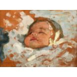 Alexander Jamieson (1873-1937) Scottish Study of a child's head - Portrait of Catherine Inscribed
