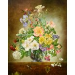 Cecil Kennedy (1905-1997) ''Summer Flowers'' Signed, oil on canvas, 50cm by 40cm Provenance: