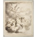 Attributed to Sir James Thornhill (1675-1734) A mythological arrangement of figures including a