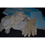 A Good Quantity of 18th and 19th Century Lace, some identified by the dealer, to include Mechlin;