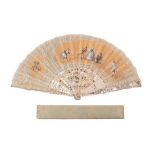 Alexandre: A Brussels Lace and Painted Fan From The Workshops of French Fan Maker Alexandre, late