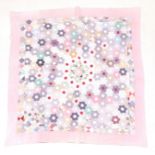 Late 19th Century Country Patchwork Quilt, with hexagonal coloured cotton flower head patches to the