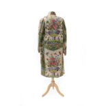 Early 20th Century Debenham & Freebody London Evening Coat, with Nehru style collar, long sleeves,