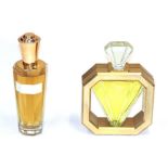 'Gem' by Van Cleef & Arpels Large Advertising Display Dummy Factice, the diamond shaped glass bottle