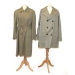 Circa 1980s/90s Burberry Men's Single Breasted Classic Coat, with fly fastenings and a detachable