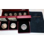 Canada, 4 x Silver Proof 20 Dollar Coins comprising: 2012 'Diamond Jubilee,' diameter 27mm, weight