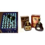 Cognac X.O Hennessy and Hine V.S.O.P Vieille fine champagne Cognac, together with a crate of