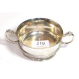 An Elizabeth II silver bowl, by J. B. Chatterley and Sons Ltd., Birmingham, 1963, circular and on