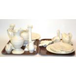 Assorted Leeds Pottery cream wares, 20th/21st century (two trays)