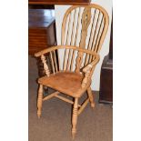 An elm country Windsor chair