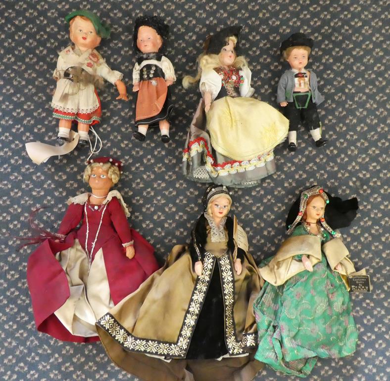 Assorted collectable items including a large jointed doll with painted hair and face, two Pelham - Image 4 of 9