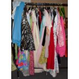 Quantity of assorted circa 1960s and later ladies costume, comprising evening, day wear and
