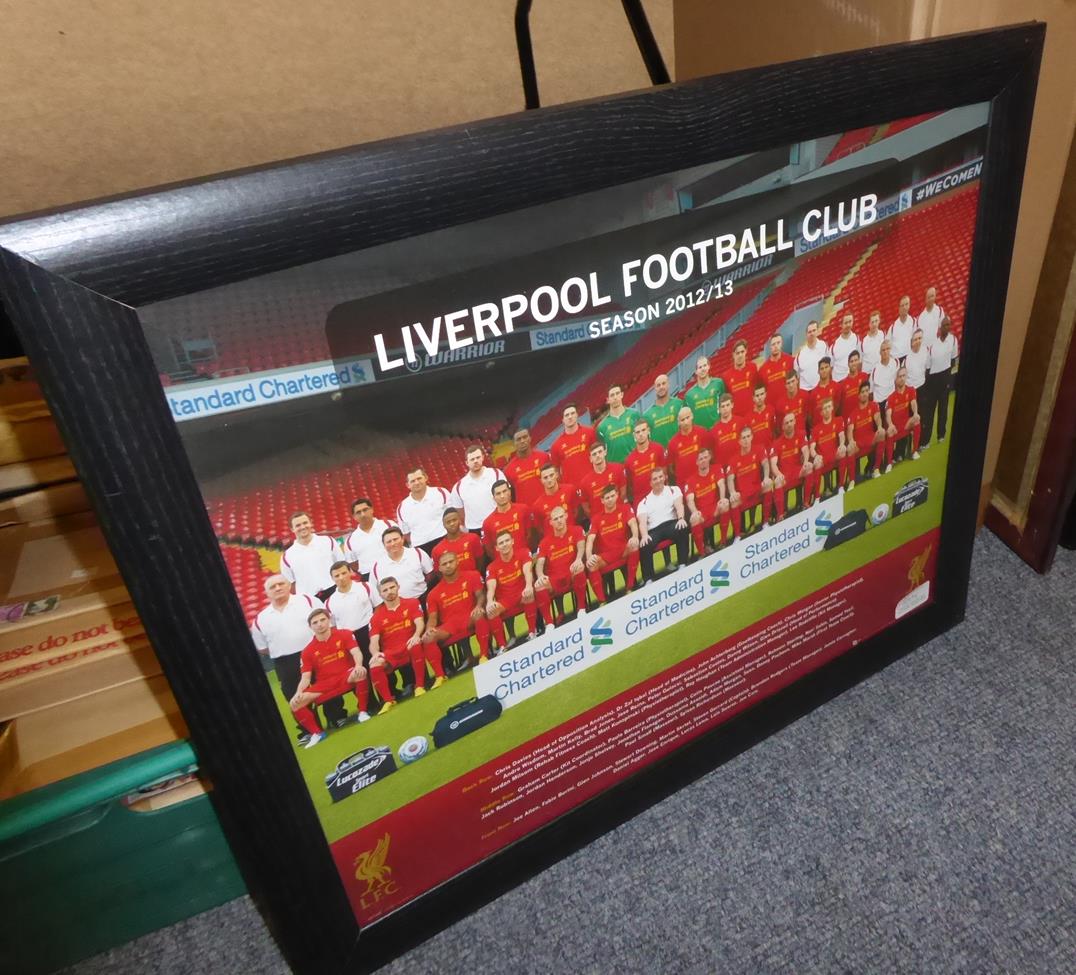 Liverpool Football Club Related Items including Bill Shankley clock, You'll Never Walk Alone music - Image 2 of 9