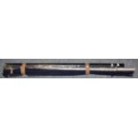 A Hardy ''Graphite Salmon Fly'' 3 Section Carbon Salmon Fly Rod, 15'-4'' #10, A Craddock 2 section