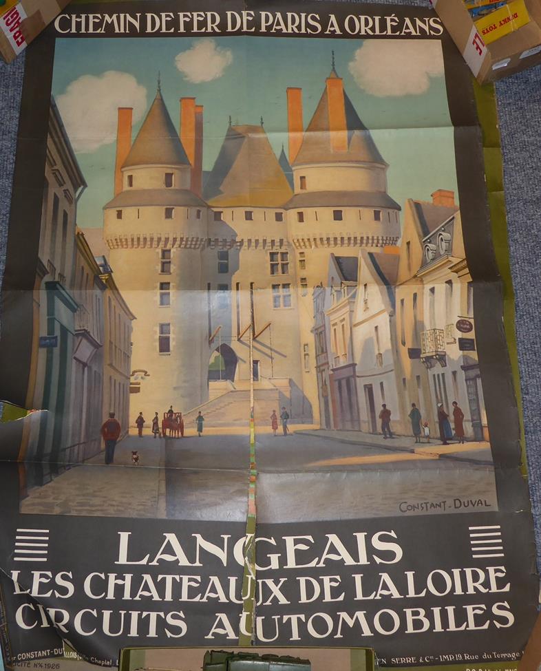 French Railway Posters Chemin De Fer De Paris A Orleans (i) Valencay Les Chateaux de la Loire (ii) - Image 3 of 4