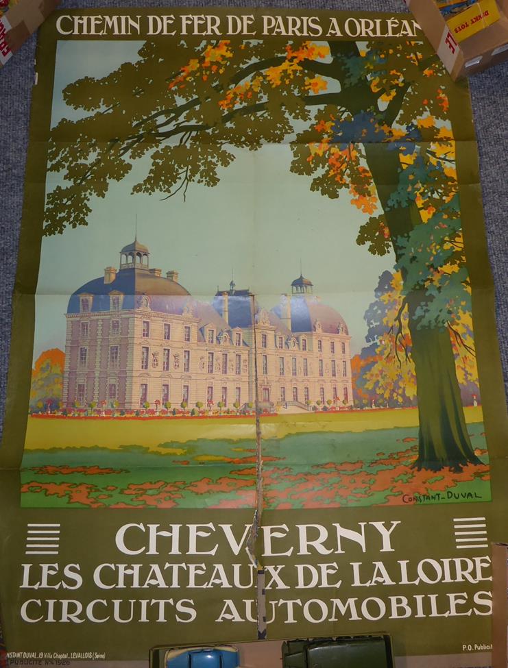 French Railway Posters Chemin De Fer De Paris A Orleans (i) Valencay Les Chateaux de la Loire (ii) - Image 4 of 4