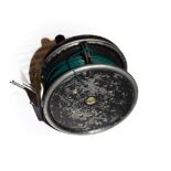 A Hardy Prefect 3 3/4'' RHW Wide Drum Salmon Fly Reel.