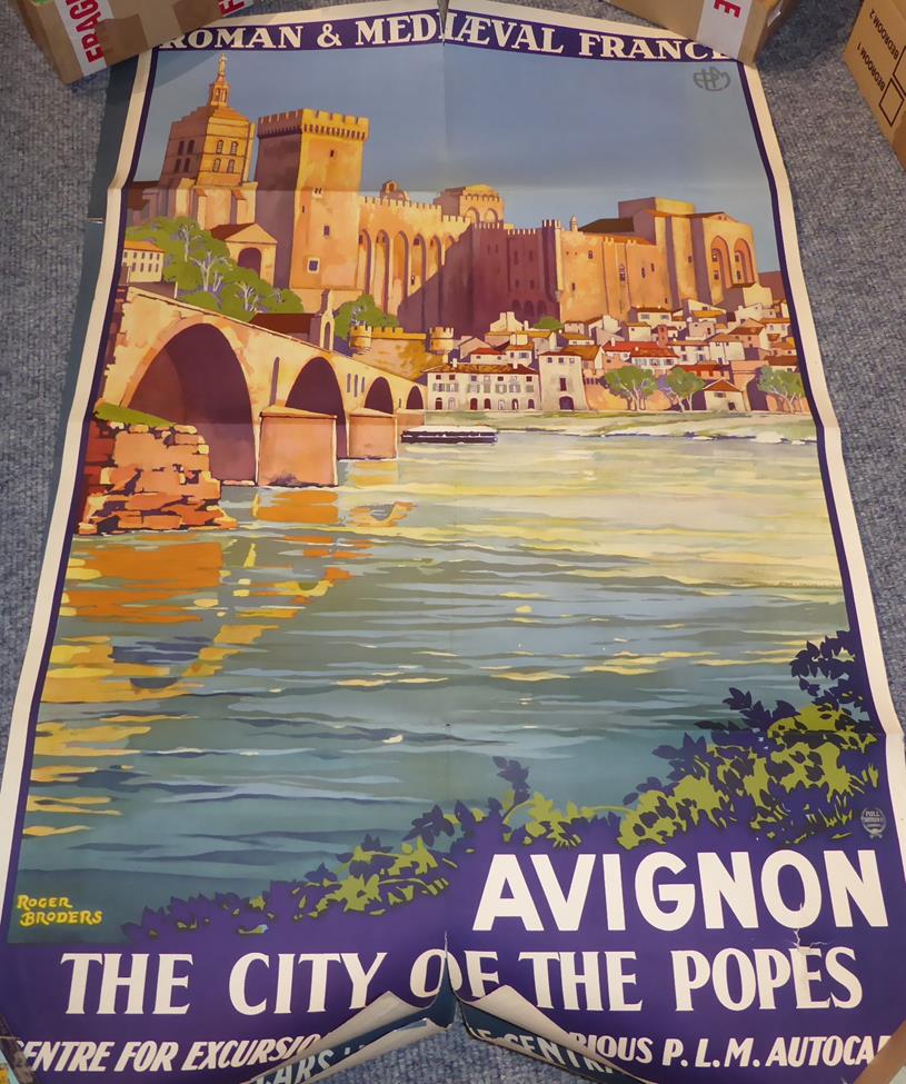 French Railway Posters (i) PLM - Avignon The City Of The Popes 64x100cm (ii) Chemins De Fer De L' - Image 4 of 4