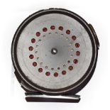 A Hardy Prefect 3 5/8'' RHW Trout Fly Reel with ceramic line guard.