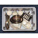 British & Commonwealth Lines Crockery Group 5 kidney dishes, 6 large and 1 small saucer, 2 coffee