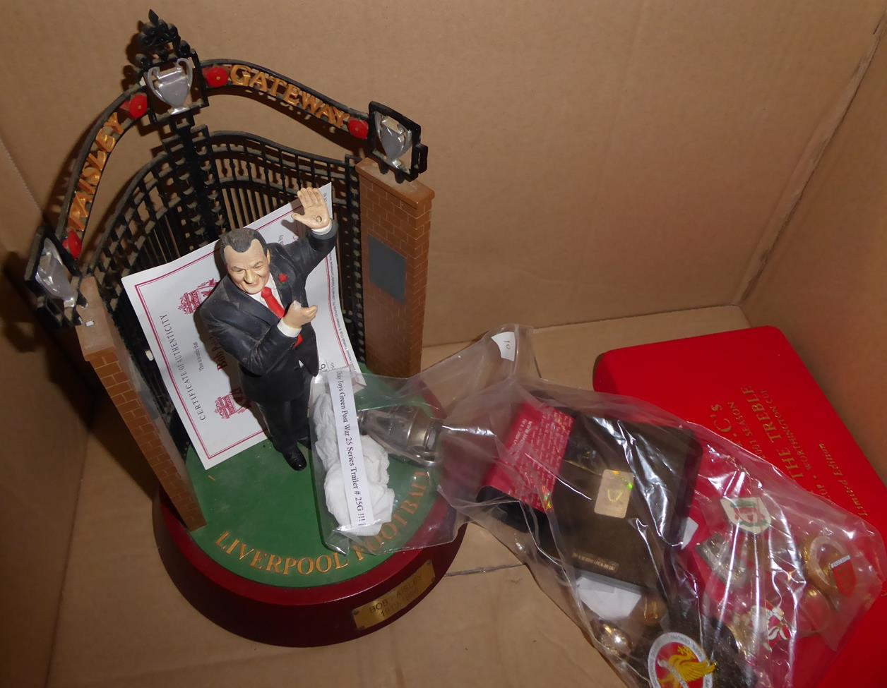 Liverpool Football Club Related Items including Bill Shankley clock, You'll Never Walk Alone music - Image 3 of 9