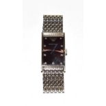 A Emporio Armani gents rectangular wristwatch