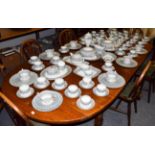 A Wedgwood Florentine dinner and tea service (varying factory marks), comprising ten dinner