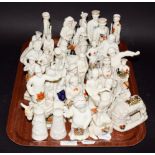 Crested china to include figures etc (approximately 35)