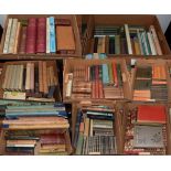 A large quantity of books including literature, bindings, natural history, antiques, local