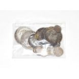 A Miscellany of 38 x Milled Silver Coins consisting of: George III, 1818 crown, George IV 1822