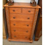 A Wellington six drawer chest