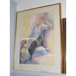 Josephine Graham (Contemporary) Scottish, ''Josephine Resting'', signed and dated (19)78, pastel,