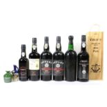 Graham's 1966 Vintage Port (one bottle), Offley 1977 Boa Vista Vintage Port (two bottles), Croft