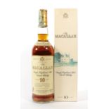 The Macallan Single Highland Malt Scotch Whisky 10 Years Old, bottled exclusively for Giovinetti &