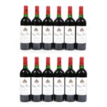 Château Musar 1995, Lebanon (twelve bottles)