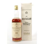 The Macallan Single Highland Malt Scotch Whisky 18 Years Old, distilled 1966, bottled 1984, 43%