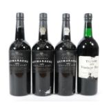 Fonseca Guimaraens 1984 Vintage Port (three bottles), Taylor 1970 Vintage Port (one bottle) (4)