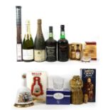 Pol Roger 1966 Champagne (one bottle), Paul Perriére Brut Champagne (one bottle), Burmester Ruby