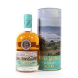 Bruichladdich Rocks Islay Single Malt Scotch Whisky, 46% vol 700ml, in original tin tube (one