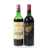 Château Palmer 1977 Margaux (one bottle), Château La Mission Haut Brion 1972, Graves (one bottle) (