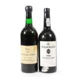 Warre's 1963 Vintage Port (one bottle), Warre's 1980 Vintage Port (one bottle) (2)