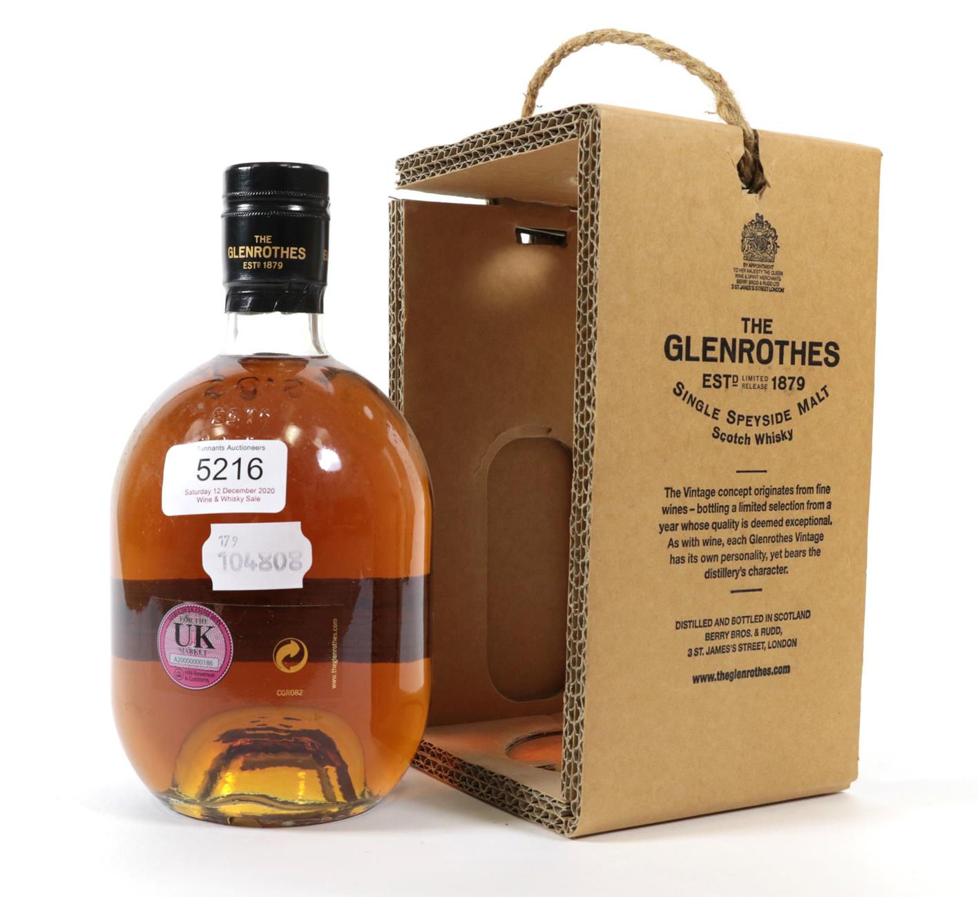 Glenrothes 1991 Single Malt Speyside Whisky, distilled 1991, bottled 2006, 700ml 43% vol (one - Image 2 of 2