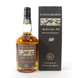 Longmorn 15 Years Old Highland Single Malt Scotch Whisky, 45% vol 70cl, in original cardboard sleeve