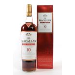 The Macallan Cask Strength Highland Single Malt Scotch Whisky 10 Years Old, 58.6% vol 1 Litre, in