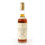 The Macallan Single Highland Malt Scotch Whisky 18 Years Old, distilled 1973, bottled 1991, 43%