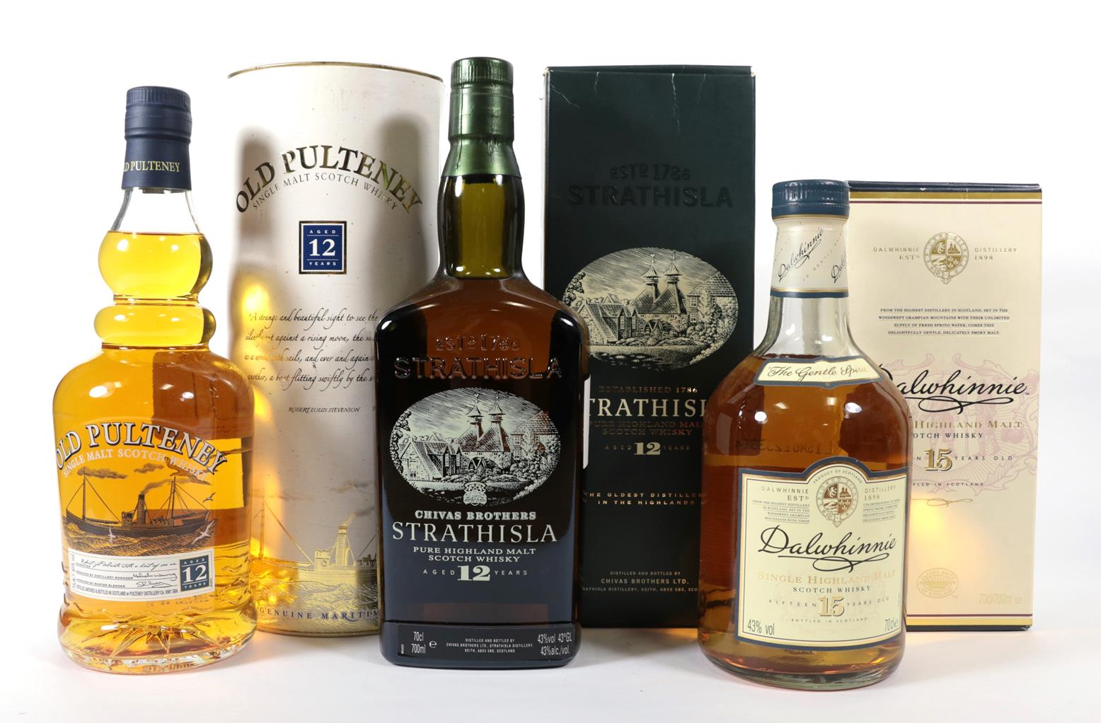 Strathisla 12 Years Old Pure Highland Malt Scotch Whisky, 70cl 43% vol, in original cardboard sleeve